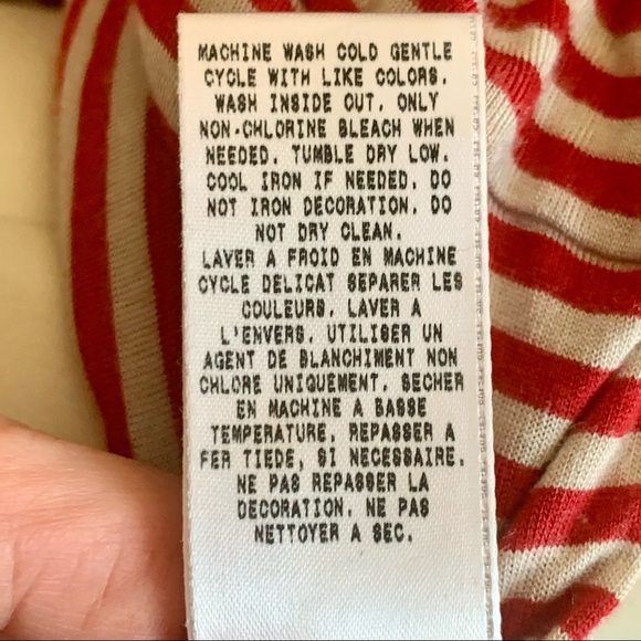 GUESS Red Striped Jersey Bodycon Dress Size Medium - Picture 14 of 15